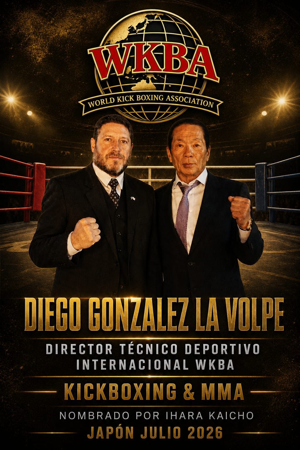 Official appointment of Diego González La Volpe as WKBA International Technical and Sports Director